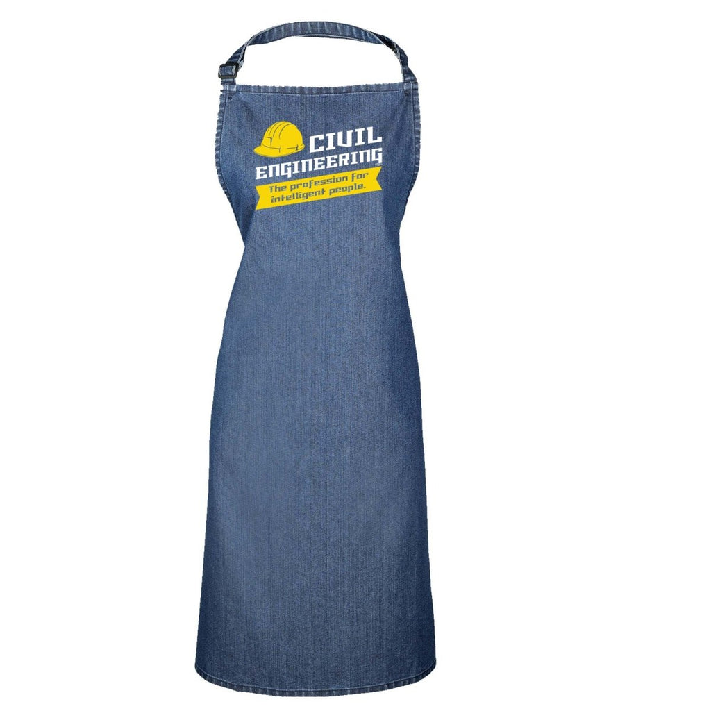Civil Engineering - Funny Novelty Kitchen Adult Apron - 123t Australia | Funny T-Shirts Mugs Novelty Gifts