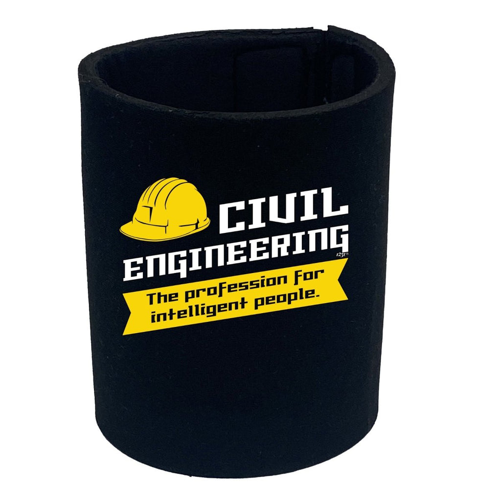 Civil Engineering - Funny Novelty Stubby Holder - 123t Australia | Funny T-Shirts Mugs Novelty Gifts