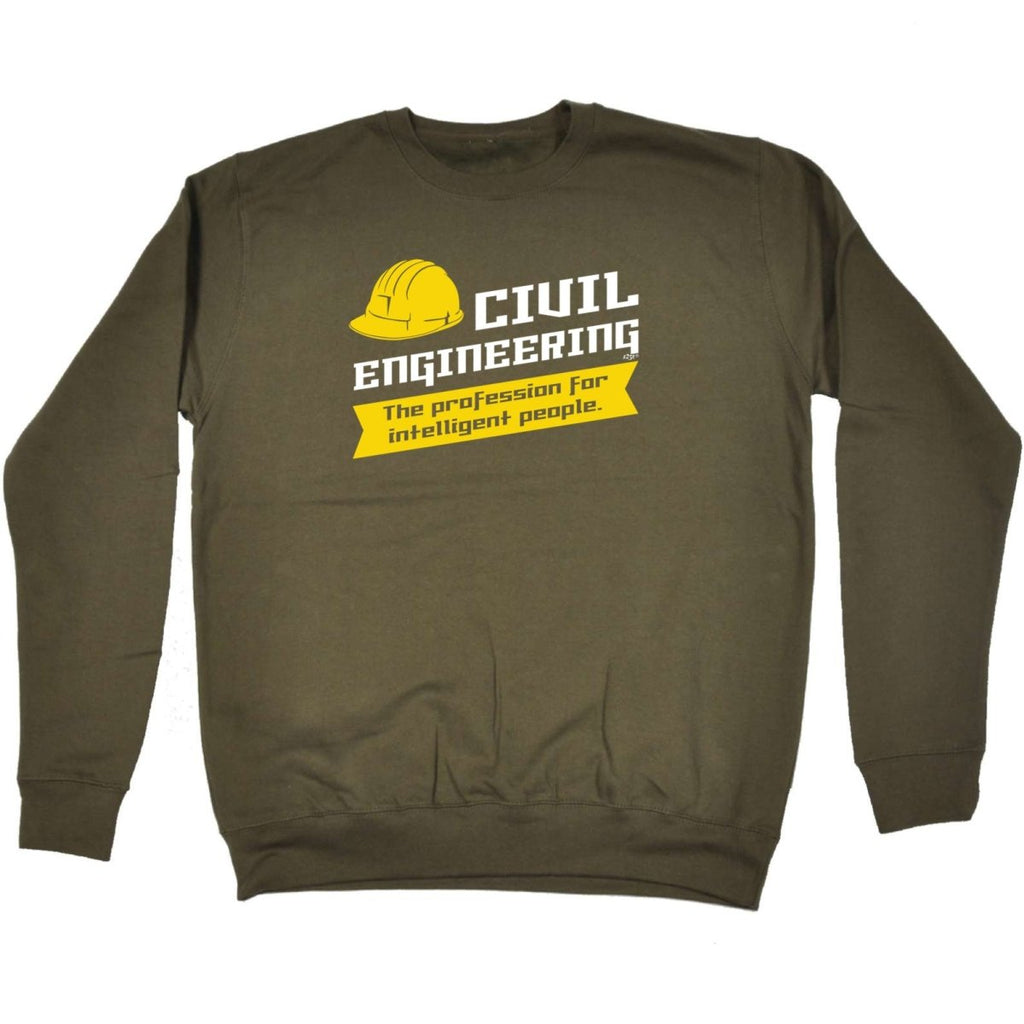 Civil Engineering - Funny Novelty Sweatshirt - 123t Australia | Funny T-Shirts Mugs Novelty Gifts