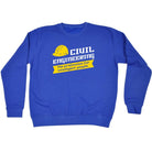 Civil Engineering - Funny Novelty Sweatshirt - 123t Australia | Funny T-Shirts Mugs Novelty Gifts