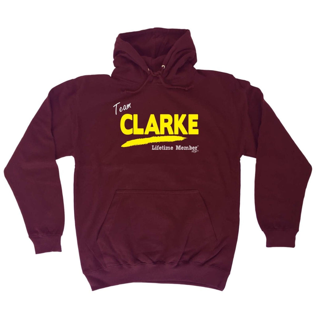 Clarke V1 Lifetime Member - Funny Novelty Hoodies Hoodie - 123t Australia | Funny T-Shirts Mugs Novelty Gifts