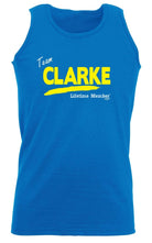Clarke V1 Lifetime Member - Funny Novelty Vest Singlet Unisex Tank Top - 123t Australia | Funny T-Shirts Mugs Novelty Gifts