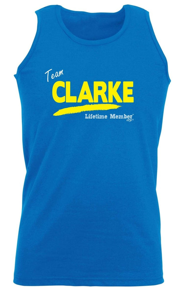 Clarke V1 Lifetime Member - Funny Novelty Vest Singlet Unisex Tank Top - 123t Australia | Funny T-Shirts Mugs Novelty Gifts
