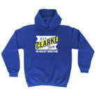 Clarke V2 Surname Thing - Funny Novelty Hoodies Hoodie - 123t Australia | Funny T-Shirts Mugs Novelty Gifts