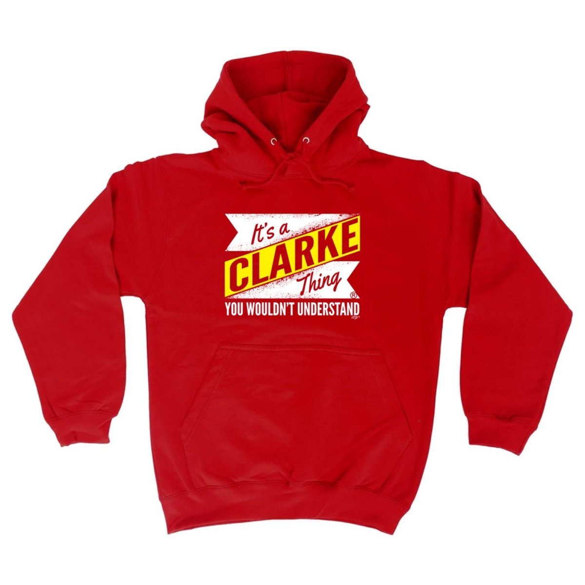 Clarke V2 Surname Thing - Funny Novelty Hoodies Hoodie - 123t Australia | Funny T-Shirts Mugs Novelty Gifts