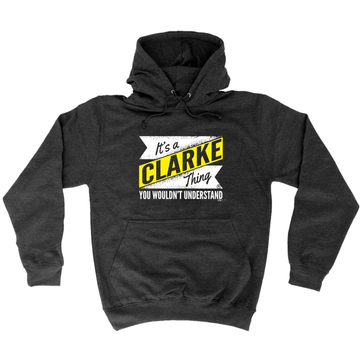 Clarke V2 Surname Thing - Funny Novelty Hoodies Hoodie - 123t Australia | Funny T-Shirts Mugs Novelty Gifts