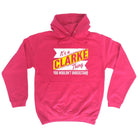 Clarke V2 Surname Thing - Funny Novelty Hoodies Hoodie - 123t Australia | Funny T-Shirts Mugs Novelty Gifts