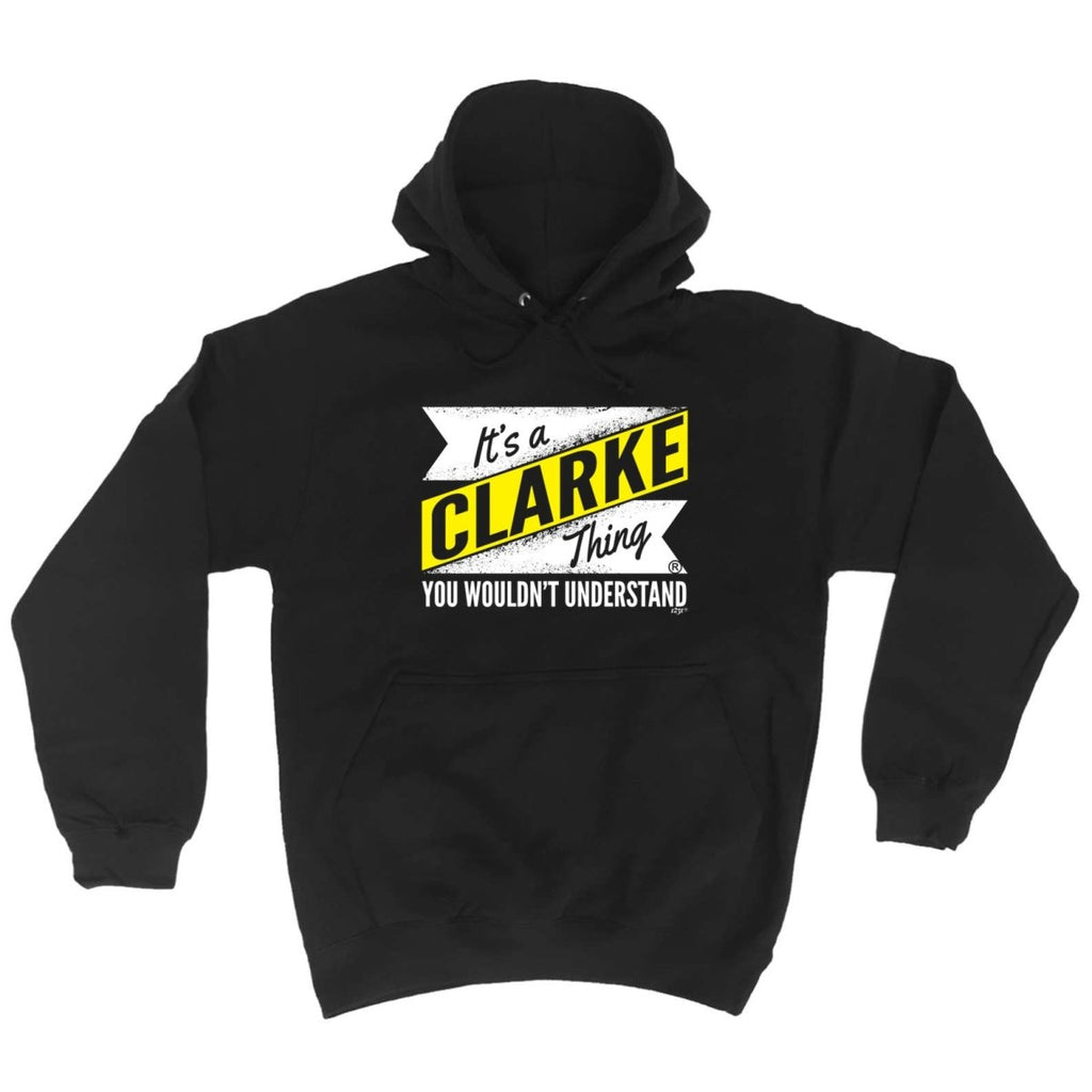 Clarke V2 Surname Thing - Funny Novelty Hoodies Hoodie - 123t Australia | Funny T-Shirts Mugs Novelty Gifts