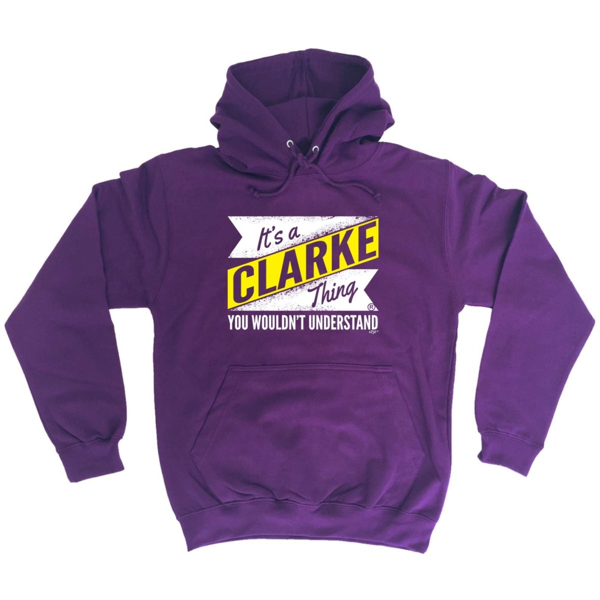 Clarke V2 Surname Thing - Funny Novelty Hoodies Hoodie - 123t Australia | Funny T-Shirts Mugs Novelty Gifts