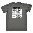 Cleaner Hourly Rate - Mens Funny T-Shirt Tshirts - 123t Australia | Funny T-Shirts Mugs Novelty Gifts