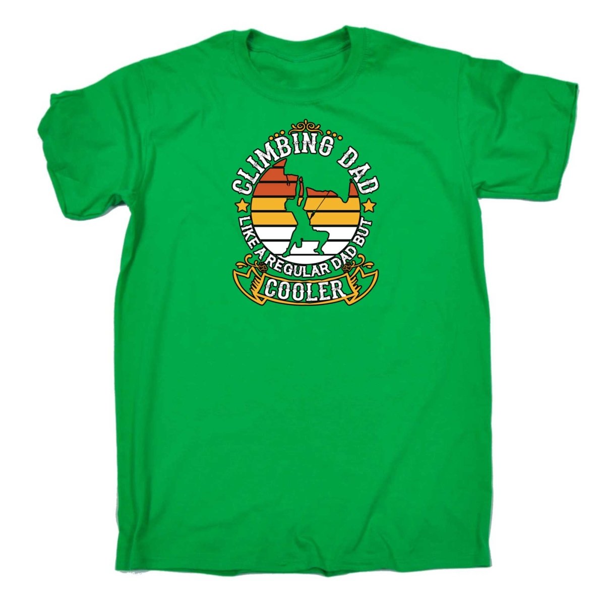 Climbing Dad Like A Regular Dad But Cooler - Mens Funny T-Shirt Tshirts - 123t Australia | Funny T-Shirts Mugs Novelty Gifts