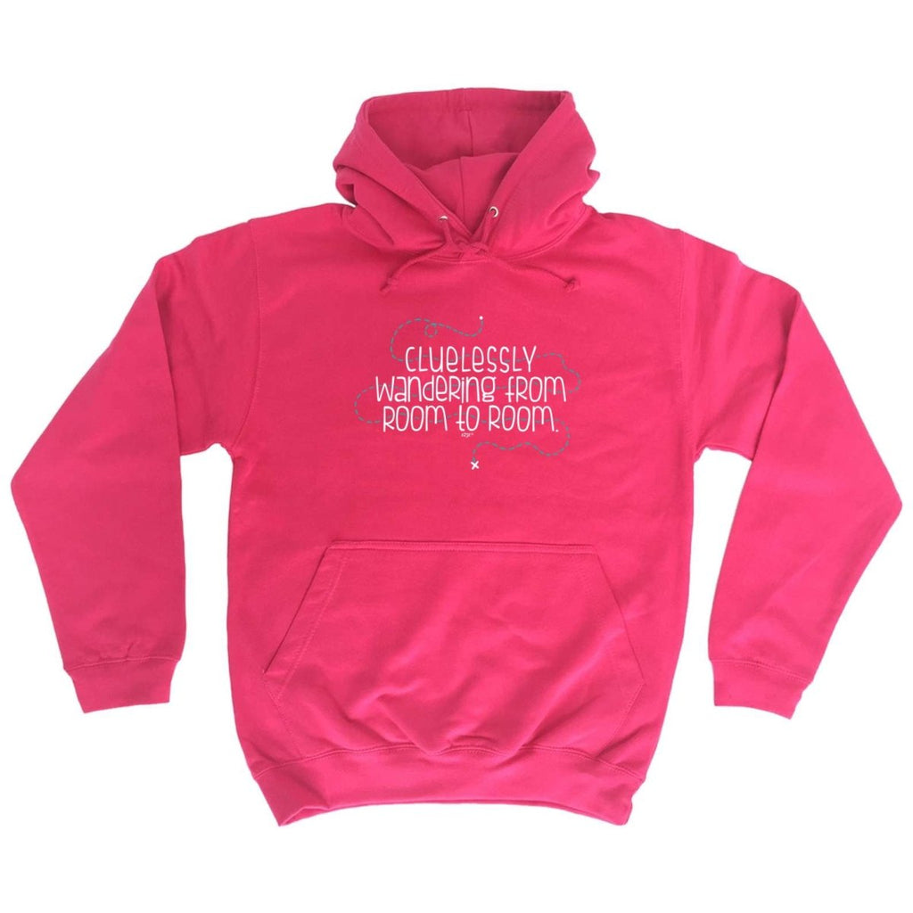 Clulessly Wandering From Room To Room - Funny Novelty Hoodies Hoodie - 123t Australia | Funny T-Shirts Mugs Novelty Gifts