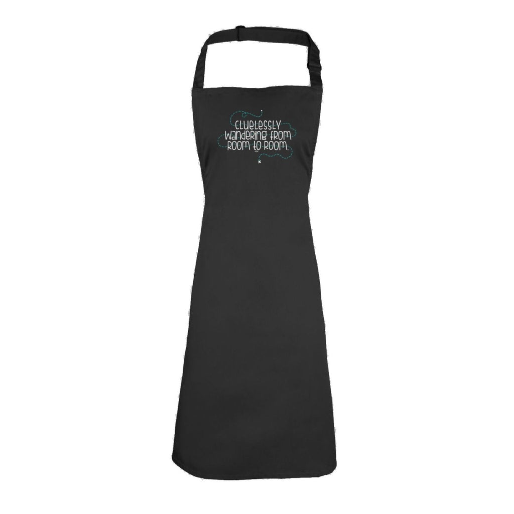 Clulessly Wandering From Room To Room - Funny Novelty Kitchen Adult Apron - 123t Australia | Funny T-Shirts Mugs Novelty Gifts