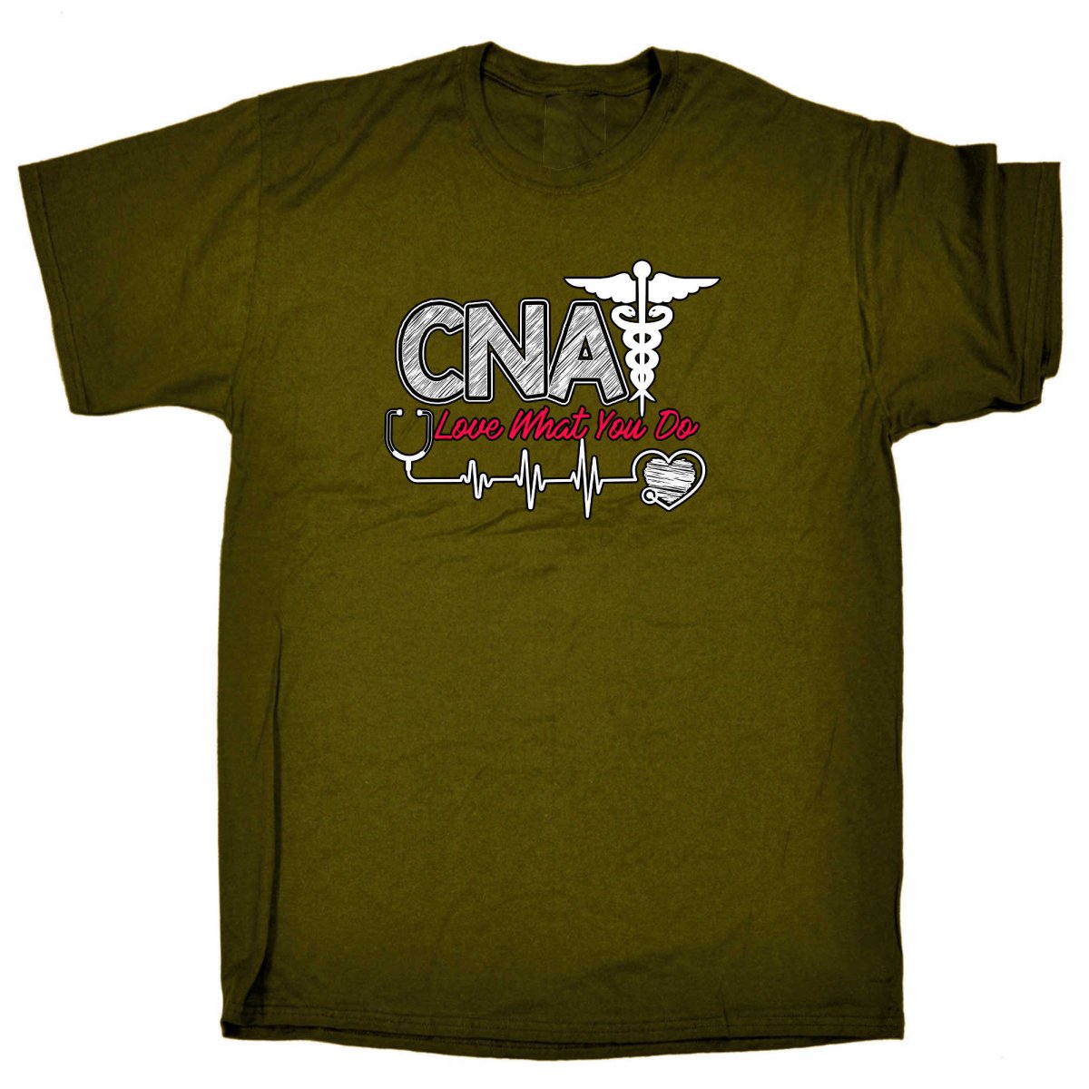 Cna Nurse Love What You Do - Mens Funny T-Shirt Tshirts - 123t Australia | Funny T-Shirts Mugs Novelty Gifts