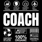 Coach Sarcastic Humour - Mens Funny T-Shirt Tshirts - 123t Australia | Funny T-Shirts Mugs Novelty Gifts