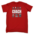 Coach Sarcastic Humour - Mens Funny T-Shirt Tshirts - 123t Australia | Funny T-Shirts Mugs Novelty Gifts