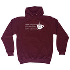 Coffee Doesnt Ask Silly Questions Coffee Understands - Funny Novelty Hoodies Hoodie - 123t Australia | Funny T-Shirts Mugs Novelty Gifts