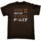 Coffee Gives Me Teacher Power - Mens Funny T-Shirt Tshirts Tee Shirt - 123t Australia | Funny T-Shirts Mugs Novelty Gifts