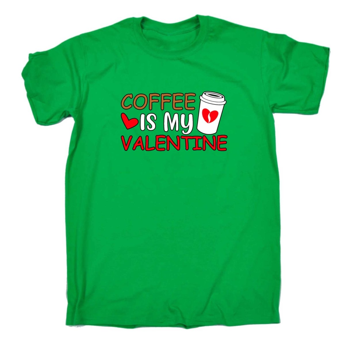 Coffee Is My Valentine Valentines Day - Mens Funny T-Shirt Tshirts - 123t Australia | Funny T-Shirts Mugs Novelty Gifts