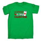 Coffee Is My Valentine Valentines Day - Mens Funny T-Shirt Tshirts - 123t Australia | Funny T-Shirts Mugs Novelty Gifts
