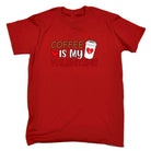 Coffee Is My Valentine Valentines Day - Mens Funny T-Shirt Tshirts - 123t Australia | Funny T-Shirts Mugs Novelty Gifts