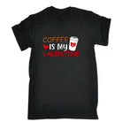 Coffee Is My Valentine Valentines Day - Mens Funny T-Shirt Tshirts - 123t Australia | Funny T-Shirts Mugs Novelty Gifts