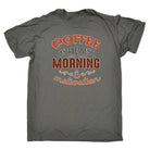 Coffee Is The Best Morning Motivation - Mens Funny T-Shirt Tshirts Tee Shirt - 123t Australia | Funny T-Shirts Mugs Novelty Gifts