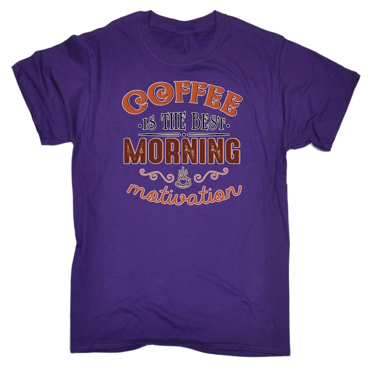 Coffee Is The Best Morning Motivation - Mens Funny T-Shirt Tshirts Tee Shirt - 123t Australia | Funny T-Shirts Mugs Novelty Gifts