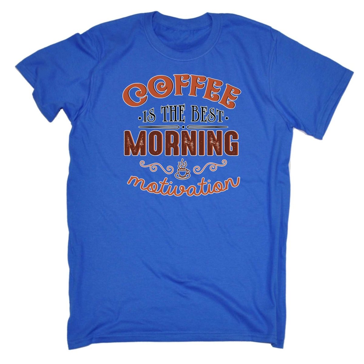 Coffee Is The Best Morning Motivation - Mens Funny T-Shirt Tshirts Tee Shirt - 123t Australia | Funny T-Shirts Mugs Novelty Gifts