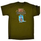 Coffee Monster - Mens Funny T-Shirt Tshirts Tee Shirt - 123t Australia | Funny T-Shirts Mugs Novelty Gifts