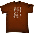 Coffee Scrubs And Rubber Gloves - Mens Funny T-Shirt Tshirts Tee Shirt - 123t Australia | Funny T-Shirts Mugs Novelty Gifts