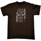 Coffee Scrubs And Rubber Gloves - Mens Funny T-Shirt Tshirts Tee Shirt - 123t Australia | Funny T-Shirts Mugs Novelty Gifts
