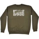 Coffee The Most Important Meal Of The Day - Funny Novelty Sweatshirt - 123t Australia | Funny T-Shirts Mugs Novelty Gifts