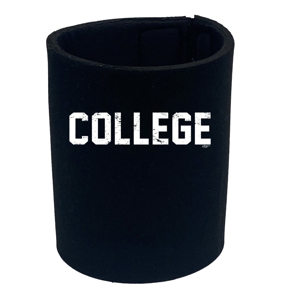 College - Funny Novelty Stubby Holder - 123t Australia | Funny T-Shirts Mugs Novelty Gifts