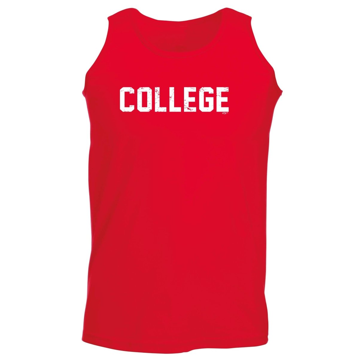 College - Funny Novelty Vest Singlet Unisex Tank Top - 123t Australia | Funny T-Shirts Mugs Novelty Gifts