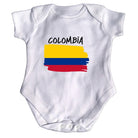 Colombia Country Flag Nationality - Babygrow Baby - 123t Australia | Funny T-Shirts Mugs Novelty Gifts