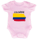 Colombia Country Flag Nationality - Babygrow Baby - 123t Australia | Funny T-Shirts Mugs Novelty Gifts