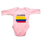 Colombia Country Flag Nationality - Babygrow Baby - 123t Australia | Funny T-Shirts Mugs Novelty Gifts