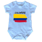Colombia Country Flag Nationality - Babygrow Baby - 123t Australia | Funny T-Shirts Mugs Novelty Gifts