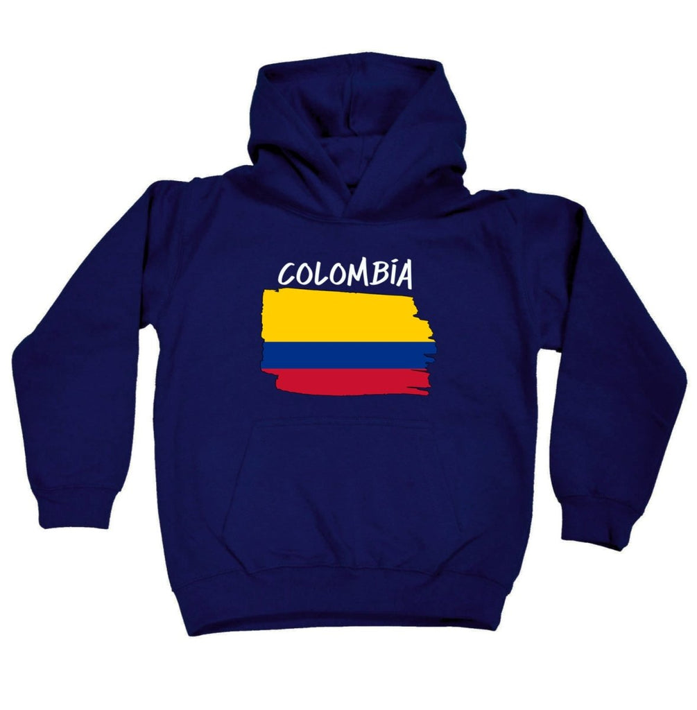 Colombia Country Flag Nationality - Kids Children Hoodie - 123t Australia | Funny T-Shirts Mugs Novelty Gifts