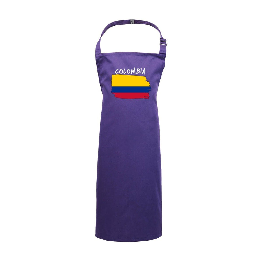 Colombia -Country Flag Nationality Kids Childrens Kitchen Apron - 123t Australia | Funny T-Shirts Mugs Novelty Gifts