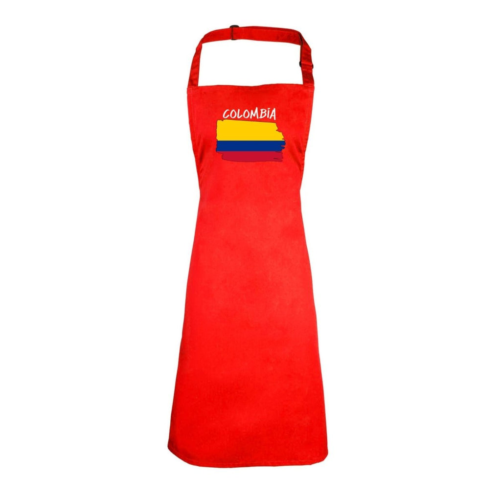 Colombia Country Flag Nationality - Kitchen Apron - 123t Australia | Funny T-Shirts Mugs Novelty Gifts