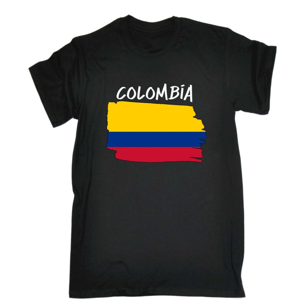 Colombia - Country Flag Nationality Mens T-Shirt T Shirt Tshirts - 123t Australia | Funny T-Shirts Mugs Novelty Gifts