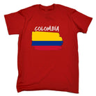 Colombia - Country Flag Nationality Mens T-Shirt T Shirt Tshirts - 123t Australia | Funny T-Shirts Mugs Novelty Gifts