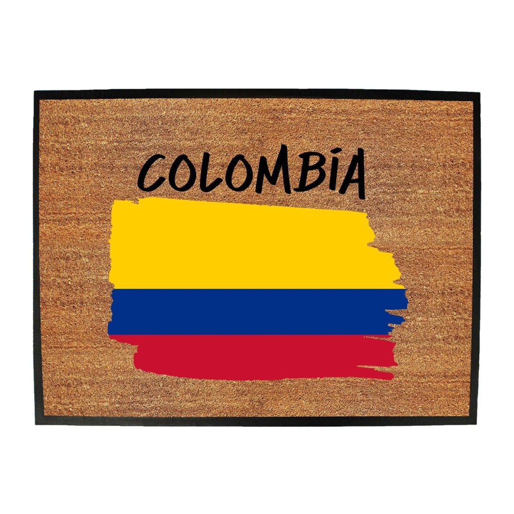 Colombia Country Flag Nationality - Novelty Doormat - 123t Australia | Funny T-Shirts Mugs Novelty Gifts