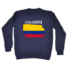 Colombia Country Flag Nationality - Sweatshirt - 123t Australia | Funny T-Shirts Mugs Novelty Gifts
