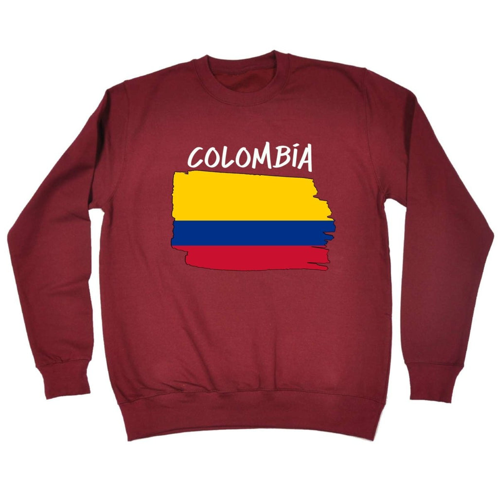 Colombia Country Flag Nationality - Sweatshirt - 123t Australia | Funny T-Shirts Mugs Novelty Gifts