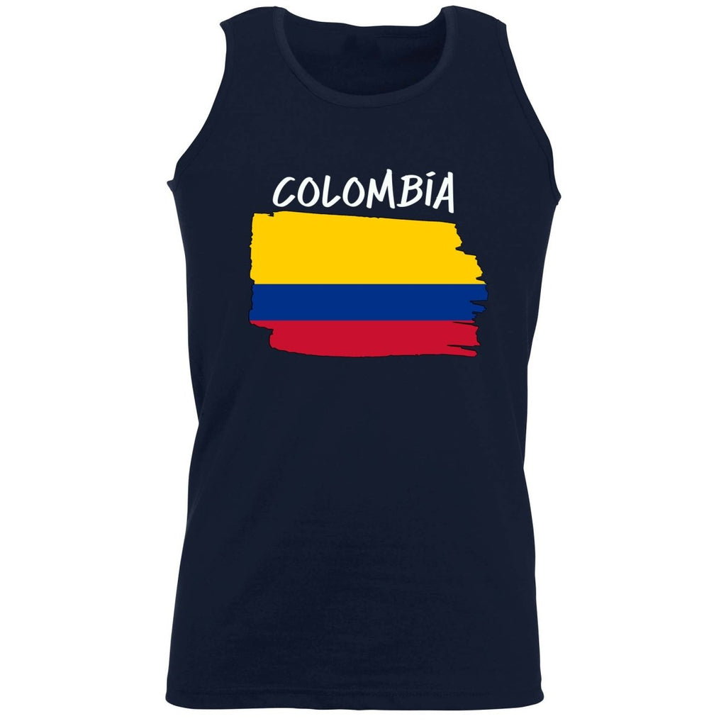 Colombia Country Flag Nationality - Vest Singlet Unisex Tank Top - 123t Australia | Funny T-Shirts Mugs Novelty Gifts