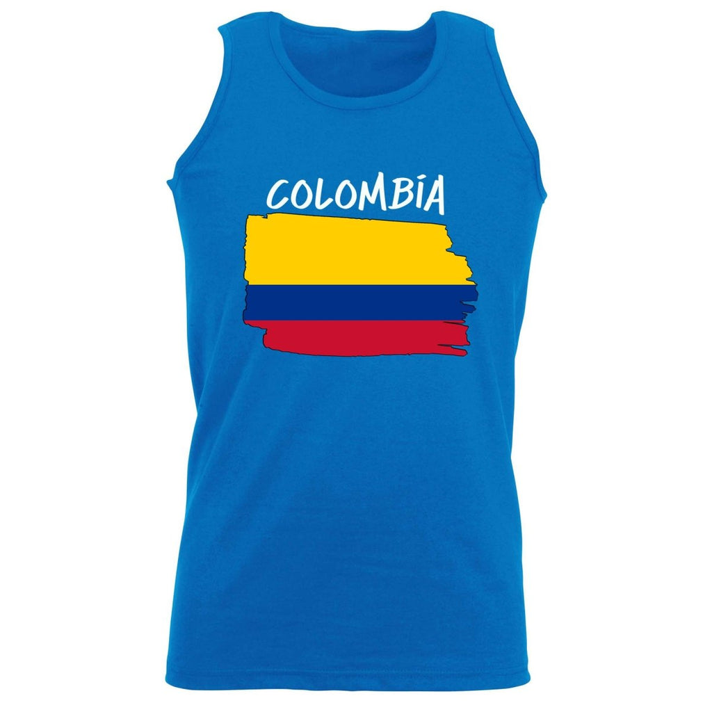 Colombia Country Flag Nationality - Vest Singlet Unisex Tank Top - 123t Australia | Funny T-Shirts Mugs Novelty Gifts