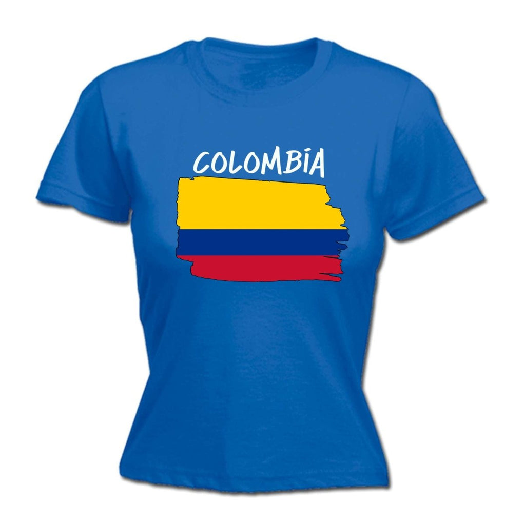 Colombia Country Flag Nationality - Womens T-Shirt T Shirt Tshirt - 123t Australia | Funny T-Shirts Mugs Novelty Gifts